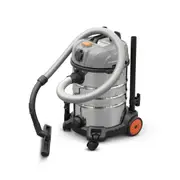 Akitas 2000W 30L Wet & Dry Vacuum Cleaner Blower with Socket Industrial Commercial Cyclonic Bagless
