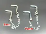 2pc/Set Wheel Alignment Turntable Turn Plate Table Locking fixed Pins 8mm 10mm