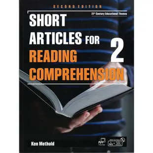 Short Articles for Reading Comprehension 2 2/e (with CD-ROM) / Ken Methold 文鶴書店 Crane Publishing
