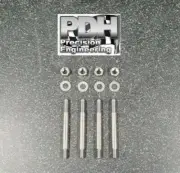 HOLLEY CARBURETOR STUDS, 316 STAINLESS STEEL, SUIT 4150 CARBY WITH 1.5" SPACER