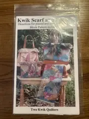 Kwik Scarf And Purses Block Pattern by Two Kwik Quilters TKQ13 New