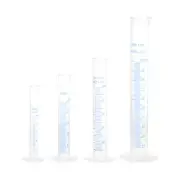 4in1 Set Measuring Cylinder,for DIY, Science Lab,(White,10ml 25ml 50ml 100ml)