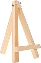 1Pc Small Tabletop Wood Display Easel Photo Painting Triangle Frame for Artists Students Beechwood a Frame Bracket for Photos Artworks