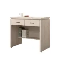 在飛比找momo購物網優惠-【唯熙傢俱】唯樂炭燒白橡色3尺書桌(書桌 電腦桌 辦公桌 工