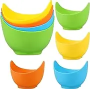 8 Pack Egg Poacher, Silicone Egg Poacher Cups, Nonstick Egg Poaching Cups Poached Egg, Egg Boiler Mold Cup, Poached Egg Cooker for Stovetop Air Fryer Cooking Accessories