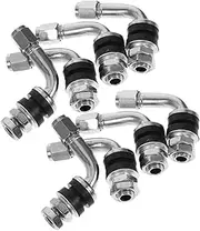 8pcs Motorcycle Tire Valve Tire Valve Stem Tool Wheel Valve Extension for Scooter Valve Stem Extension Stem Tire Valve Extension Motoycycle Tire Valve Stems Copper Silver