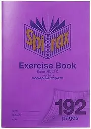 Spirax P111 Exercise Book A4 8Mm 192Pg