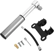 Toddmomy 1Set Portable Aluminum Bike Pump Mini Handheld Air Pump for Mountain Road Bikes Valve Compatible Lightweight Durable for Quick Inflation of Bicycle Tires Sports
