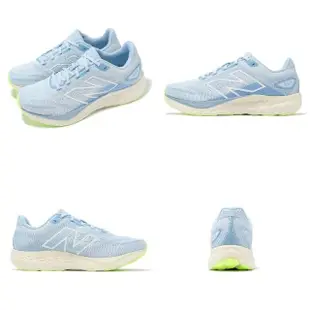 【NEW BALANCE】慢跑鞋 Fresh Foam 680 V8 D 女鞋 寬楦 藍 白 緩衝 運動鞋 NB(W680LT8-D)