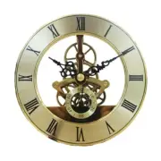 126mm Skeleton Gear Clock Insert Movement with Roman Numeral for Home Decoration