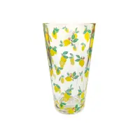 在飛比找momo購物網優惠-【KOJI COMPANY】玻璃印花高玻璃杯 檸檬 300m