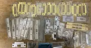 Large lot door plate face/ strike plates Kaba Securitech Mortise 42 pcs *NEW