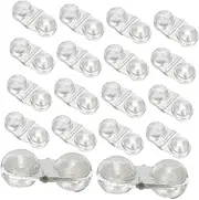 WOONEKY 25pcs Fish Bell Warning Fishing Rod Alarm Bell Fish Bells Outdoor Fishing Bells Fishing Alarms Bells for Fishing Sea Fishing Rod Tip Bell Fishing Alarm Bell Alarm for Fishing