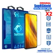 1x 2x For Xiaomi Poco X3 NFC Full Coverage Tempered Glass Screen Protector Guard
