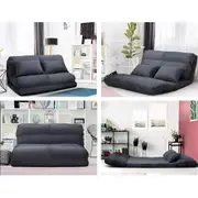 2 Seater Sofa Bed Artiss Floor Lounge Suede