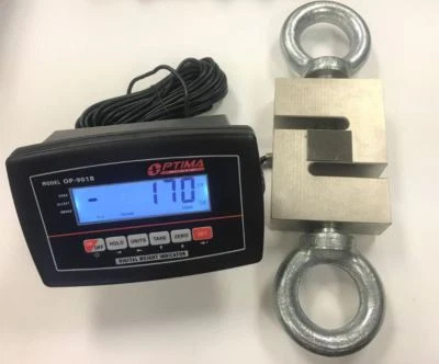 20,000 LB x 2 LB CRANE SCALE - HANGING SCALE - LOAD CELL -INDUSTRIAL -CALIBRATED
