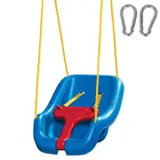 Nevenka Kids Secure Swing with Adjustable Straps Bearing 50kg for Age 9 Months-4 Years