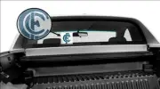 CARLTON BLUES AFL TEAM LOGO SEE THRU THROUGH CAR WINDOW STICKER DECAL