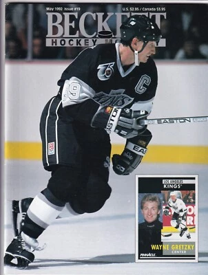 Beckett Hockey Monthly Magazine #19 May 1992 Wayne Gretzky
