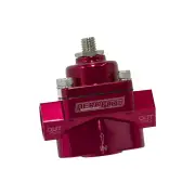 Aeroflow 2-Port Fuel Pressure Regulator 3/8" ORB Ports 4.5-9 Psi Red