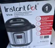 Instant Pot Viva 9-in-1 Multi-Use 6 Quart Pressure Cooker Never Used Open Box
