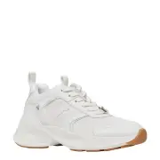 KNOCKOUT WHITE MESH/WHITE SNEAKERS