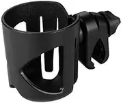 Universal Cup Holder, Stroller Cup Holder, Bike Cup Holder, Large Caliber Designed Cup Holder, 360 Degrees Rotation Cup Drink Holder, Black