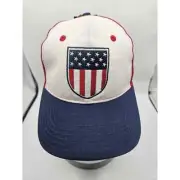 USA World Sport Adjustable Cap Hat NWT Red White Blue