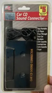 Car Audio Cassette Tape Adaptor For Portable CD Player