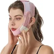 Face Slimming Strap,Facial Slimming Strap Double Chin Reducer | Face Lifting Belt Chin Strap Facial Slimming Strap V Lines Lifting Belt Breathable For Home Use