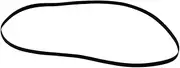HOMSFOU 40cm Turntable Belt Rubber Replacement for Phonograph Record Player Accessories