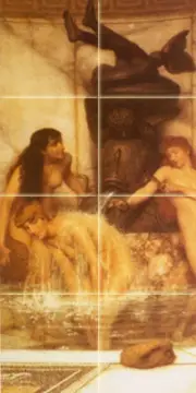 Alma Tadema Ceramic Mural Backsplash Bath Tile #28