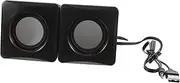 Angoily 1 Pair of Mini Wired USB Computer Speaker Desktop Speaker USB Plug for Home
