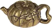 FUNOMOCYA Antique Teapot Shape Mini Desktop Decoration Creative Handicraft Adornment for Home Office Study and Shop