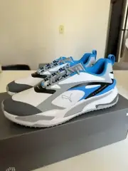 Size 10.5 - PUMA GS-Fast White Quarry Ocean Dive