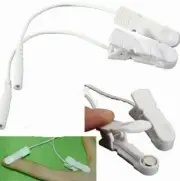 4pcs Electrode Finger Clips Pads for Digital Tens Massager Machine Reusable