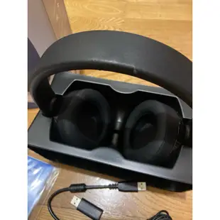 (九成新) SONY PS4 無線耳機組 極致黑 型號CUHYA-0080