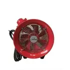 iLIVING Ventilation Floor Fan 10" High Velocity Standalone Standalone Steel Red
