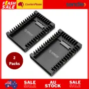 [2Packs] 2.5 SSD SATA to 3.5 Hard Drive Adapter Internal Drive Bay Converter Mo