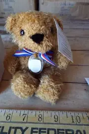 Small Beverly Hills Teddy Bear - Stuffed Bear in Original Box - Collectible