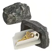 Resin Stone Design Outdoor Key Box - Discreet Hidden Storage Solution