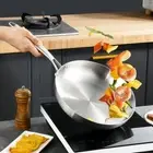 Multi-functional Frying Pan Non-coated Kitchen Cookware Gas Induction Cooker