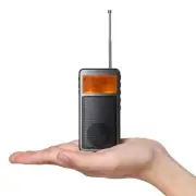 RF205 Portable FM Radio, Pocket Mini Radio with BT 5.3 Connection, FM-to-BT S...