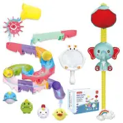 Toddler Bath Toys, Baby Bath Tub Toys with Slide Track and Elephant Shower Sp...