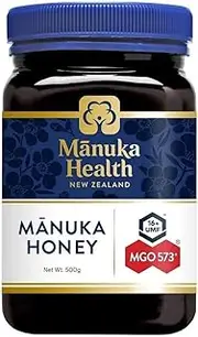 Manuka Health Manuka Honey MGO 573+/ UMF 15+ (500g) | High Potency, Targeted Care, Manuka Honey New Zealand, Medical Honey, Superfood Honey