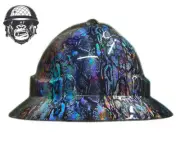 Custom Hydrographic Safety Hard Hat SCALES PRO CHOICE WIDE BRIM