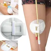 10PCS Catheter Legband Holder Sticker Catheter Tube Holder Leg Ban Stabilization Device Stabilization Device Perspiration Holes Legband Holder (A) (A)