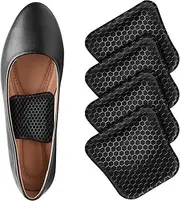 [Generic] Arch Support insole Women for Flat Feet, Gel Arch Inserts for Plantar Fasciitis Relief, Non-Slip Arch Support Pads (Black, One size)