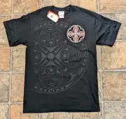 Four Host First Nations Vancouver 2010 Olympics T Shirt New w/Tags sz Medium blk