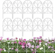 Garden Fence Animal Barrier, Pet Fence Outdoor | Heavy-Duty Landscaping Edging, Weather-Resistant Gardening Supplies Outdoor Decor for Temporary Barrier